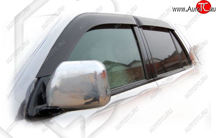2 199 р. Дефлектора окон (RZN180, RZN185, VZN180, VZN185, VZN180, VZN185) CA-Plastiс Toyota 4Runner N180 рестайлинг (2000-2002) (Classic полупрозрачный)  с доставкой в г. Белгород