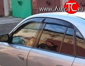 999 р. Комплект дефлекторов окон (ветровиков) 4 шт. (седан) Russtal Toyota Avensis T220 седан рестайлинг (2000-2003)  с доставкой в г. Белгород