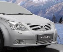 Декоративная вставка воздухозаборника Novline Toyota Avensis ( T270 седан,  T270 универсал) (2008-2015) дорестайлинг, 1-ый рестайлинг