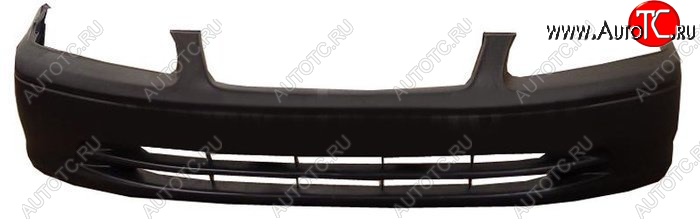 4 299 р. Передний бампер SAT (без отверстий под туманки) Toyota Camry XV20 (1999-2001) (Неокрашенный)  с доставкой в г. Белгород