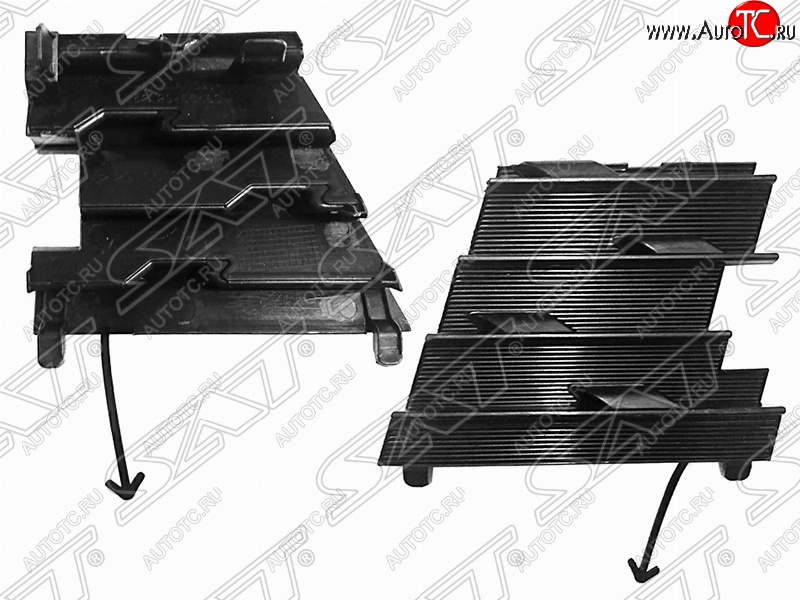 1 149 р. Заглушка буксировочной проушины в передний бампер SAT  Toyota Camry  XV55 (2017-2018) 2-ой рестайлинг (Неокрашенная)  с доставкой в г. Белгород
