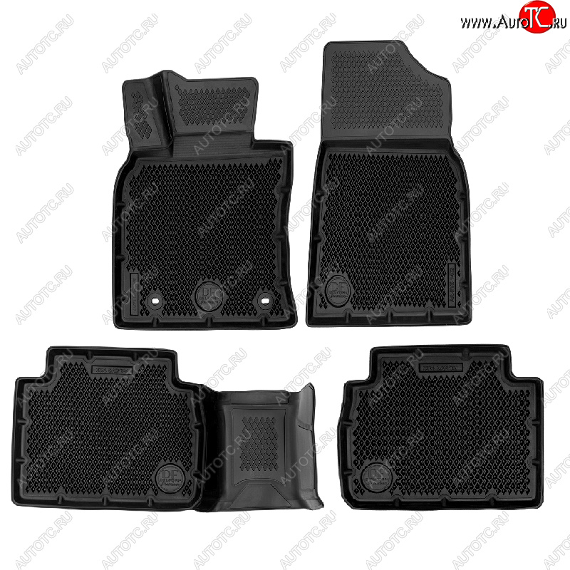 4 599 р. Коврики салона DELFORM ❞EVA 3D Premium❝ (термоэластопласт/ТЭП) Toyota Camry XV70 дорестайлинг (2017-2021)  с доставкой в г. Белгород