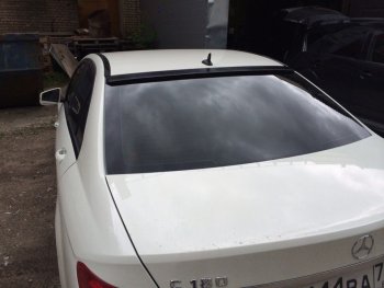 2 799 р. Козырек заднего лобового стекла АВТОКРАТ Toyota Camry XV55 1-ый рестайлинг (2014-2017) (Неокрашенный)  с доставкой в г. Белгород. Увеличить фотографию 3