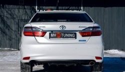 4 679 р. Козырёк на заднее стекло Tuning-Sport Toyota Camry XV55 1-ый рестайлинг (2014-2017) (Неокрашенный)  с доставкой в г. Белгород. Увеличить фотографию 4