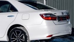 4 679 р. Козырёк на заднее стекло Tuning-Sport Toyota Camry XV55 1-ый рестайлинг (2014-2017) (Неокрашенный)  с доставкой в г. Белгород. Увеличить фотографию 7