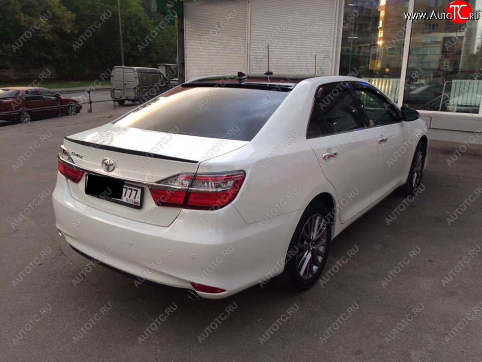2 799 р. Лип спойлер АВТОКРАТ Toyota Camry XV50 дорестайлинг (2011-2014) (Неокрашенный)  с доставкой в г. Белгород