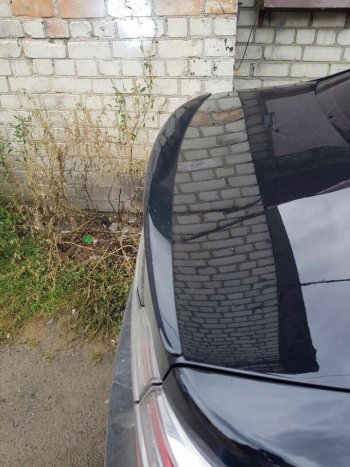 2 799 р. Лип спойлер АВТОКРАТ Toyota Camry XV50 дорестайлинг (2011-2014) (Неокрашенный)  с доставкой в г. Белгород. Увеличить фотографию 3
