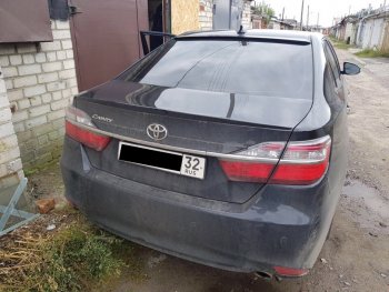 2 799 р. Лип спойлер АВТОКРАТ Toyota Camry XV50 дорестайлинг (2011-2014) (Неокрашенный)  с доставкой в г. Белгород. Увеличить фотографию 5