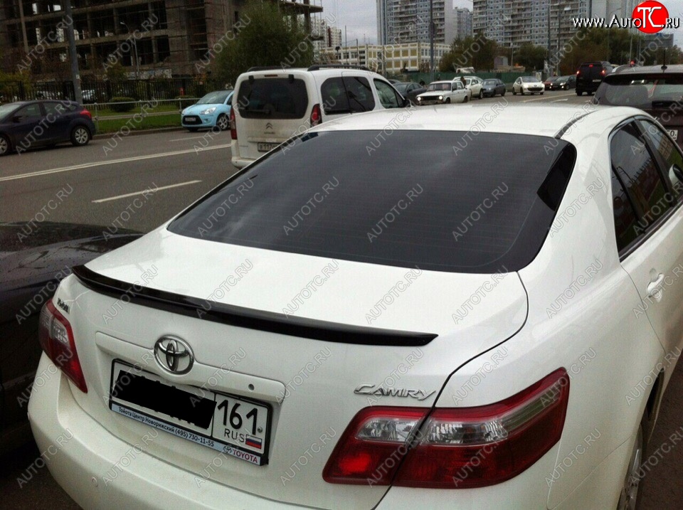 3 399 р. Лип спойлер АВТОКРАТ Toyota Camry XV40 дорестайлинг (2006-2008) (Неокрашенный)  с доставкой в г. Белгород