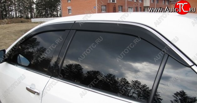 5 349 р. Комплект дефлекторов окон СТ Toyota Camry XV50 дорестайлинг (2011-2014)  с доставкой в г. Белгород
