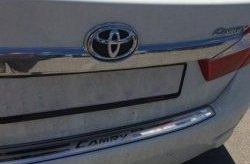 4 199 р. Защитная накладка на задний бампер СТ Toyota Camry XV55 1-ый рестайлинг (2014-2017)  с доставкой в г. Белгород. Увеличить фотографию 2
