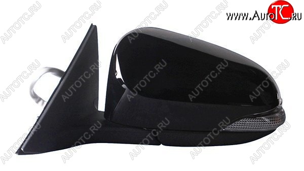 4 499 р. Боковое левое зеркало заднего вида (обогрев/поворотник) SAT Toyota Camry XV50 дорестайлинг (2011-2014) (Неокрашенное)  с доставкой в г. Белгород