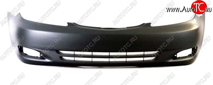 5 079 р. Передний бампер SAT (с отверстиями под ПТФ, пр-во Тайвань) Toyota Camry XV30 дорестайлинг (2001-2004) (Неокрашенный)  с доставкой в г. Белгород