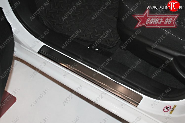 2 519 р. Накладки на внутренние пороги Souz-96  Toyota Corolla  E180 (2013-2019) дорестайлинг, рестайлинг  с доставкой в г. Белгород