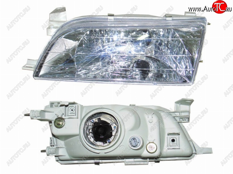 3 699 р. Левая фара SAT (хрусталь) Toyota Corolla E110 универсал рестайлинг (2000-2002)  с доставкой в г. Белгород