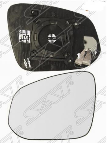 Левое полотно зеркала SAT (сферическое с обогревом) Toyota Harrier XU60 рестайлинг (2017-2020)