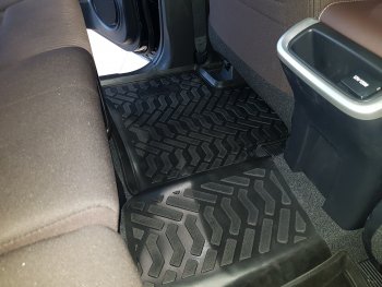 1 999 р. Комплект ковриков в салон Aileron 3D Toyota Fortuner AN160 дорестайлинг (2015-2020)  с доставкой в г. Белгород. Увеличить фотографию 4