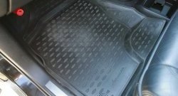 4 849 р. Комплект ковриков в салон (правый руль, чёрные, полиуретан) Element  Toyota Harrier  XU30 (2003-2013) (Чёрные)  с доставкой в г. Белгород. Увеличить фотографию 4