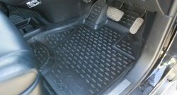 4 849 р. Комплект ковриков в салон (правый руль, чёрные, полиуретан) Element  Toyota Harrier  XU30 (2003-2013) (Чёрные)  с доставкой в г. Белгород. Увеличить фотографию 2