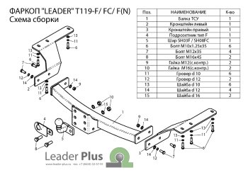 12 499 р. Фаркоп Лидер Плюс (съемный шар тип F, с нержавеющей пластиной) Toyota Highlander XU40 рестайлинг (2010-2013) (Без электропакета)  с доставкой в г. Белгород. Увеличить фотографию 2