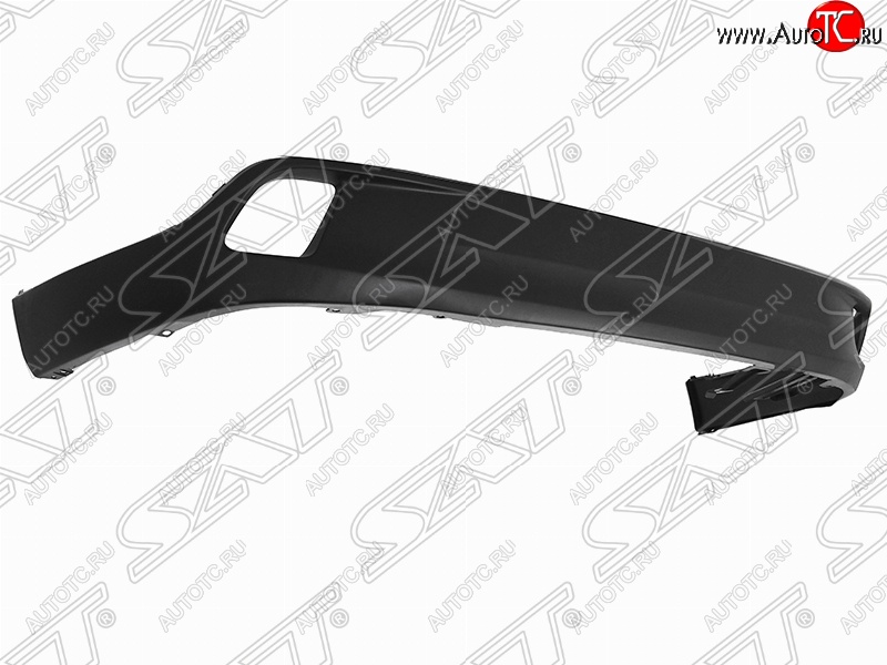4 299 р. Накладка на задний бампер SAT Toyota Highlander XU50 дорестайлинг (2013-2017) (Неокрашенная)  с доставкой в г. Белгород