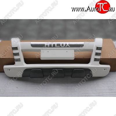 6 999 р. Накладка на передний бампер Original Design Toyota Hilux AN120 дорестайлинг (2016-2020) (Неокрашенная)  с доставкой в г. Белгород