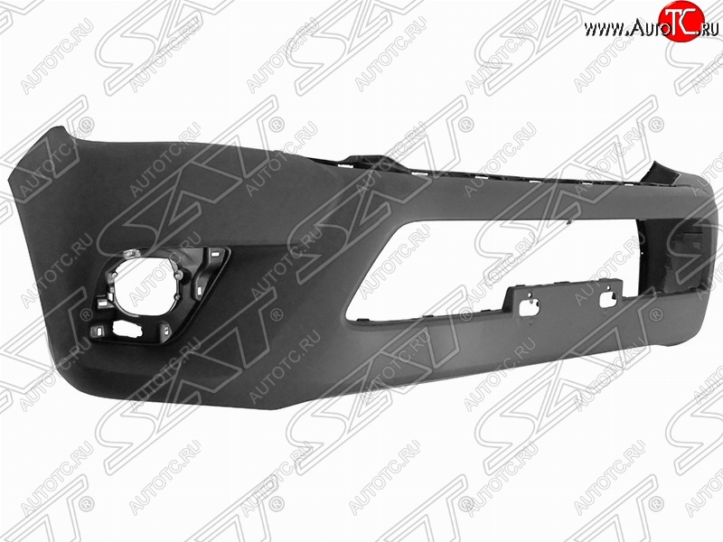 4 399 р. Передний бампер SAT Toyota Hilux AN120 дорестайлинг (2016-2020) (Неокрашенный)  с доставкой в г. Белгород