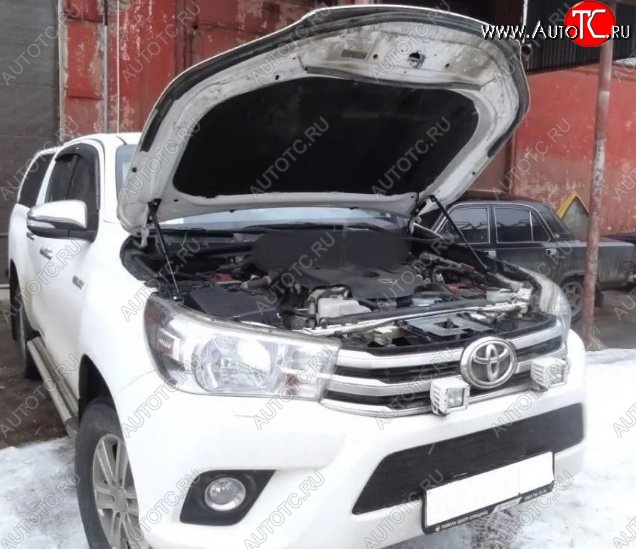 2 199 р. Газовые упоры капота Berkut Toyota Hilux AN120 дорестайлинг (2016-2020)  с доставкой в г. Белгород