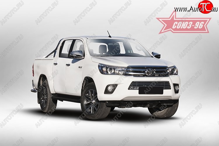 7 289 р. Декоративный элемент воздухозаборника Souz-96 (d16) Toyota Hilux AN120 дорестайлинг (2016-2020)  с доставкой в г. Белгород
