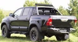 3 999 р. Брызговики под расширители колесных арок с выносом 50 мм RA Toyota Hilux AN120 дорестайлинг (2016-2020)  с доставкой в г. Белгород. Увеличить фотографию 3