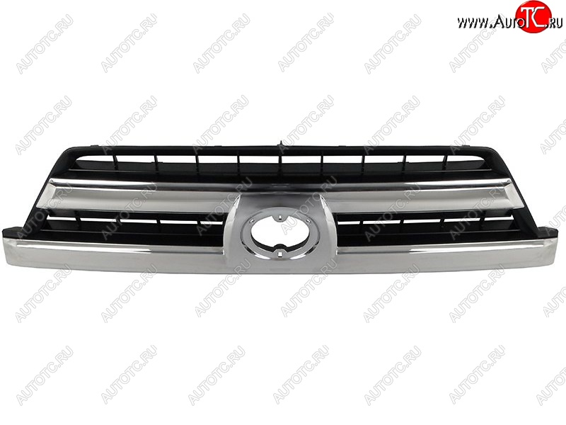8 649 р. Решётка радиатора (черная с хромом) SAT Toyota Hilux Surf N210 дорестайлинг (2002-2005)  с доставкой в г. Белгород