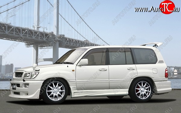 15 349 р. Пороги накладки JAOS Toyota Land Cruiser 10 100 дорестайлинг (1998-2002) (Неокрашенные)  с доставкой в г. Белгород