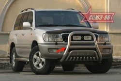 Защита переднего бампера Souz-96 (d76) Toyota Land Cruiser 10 100 1-ый рестайлинг (2002-2005)