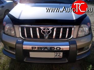 3 379 р. Дефлектор капота NovLine Toyota Land Cruiser Prado J120 (2002-2009)  с доставкой в г. Белгород