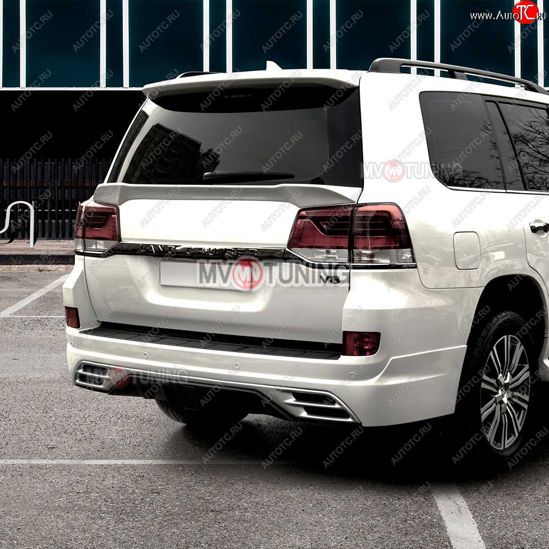 25 919 р. Накладка на бампер WALD Toyota Land Cruiser 200 2-ой рестайлинг (2015-2021) (Неокрашенная)  с доставкой в г. Белгород