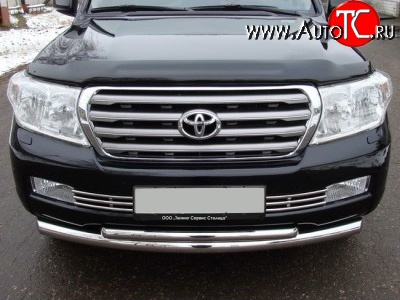 3 752 р. Декоративные вставки воздухозаборника Novline (d10 мм)  Toyota Land Cruiser  200 (2007-2012) дорестайлинг  с доставкой в г. Белгород