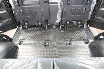 1 239 р. Комплект 3D ковриков салона Element (полиуретан) Toyota Land Cruiser 200 дорестайлинг (2007-2012) (Серые)  с доставкой в г. Белгород. Увеличить фотографию 2