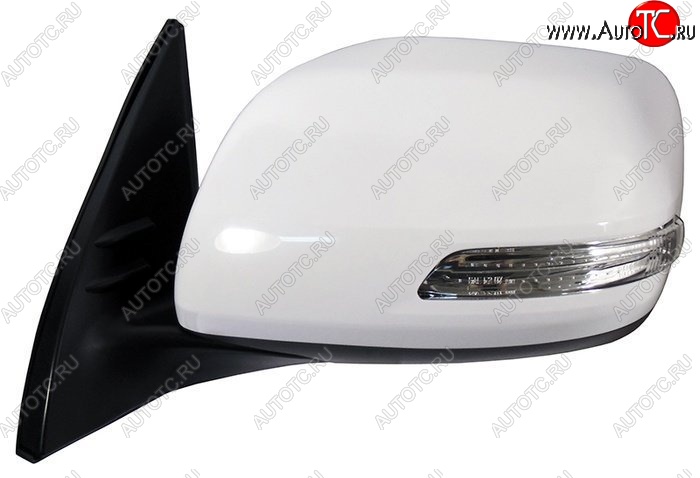 10 249 р. Боковое левое зеркало заднего вида (обогрев/поворотник) SAT Toyota Land Cruiser Prado J150 дорестайлинг (2009-2013) (Неокрашенное)  с доставкой в г. Белгород