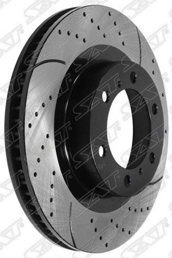 Диск тормозной SAT (передний, d 338) Toyota Land Cruiser Prado  J150 (2009-2013) дорестайлинг
