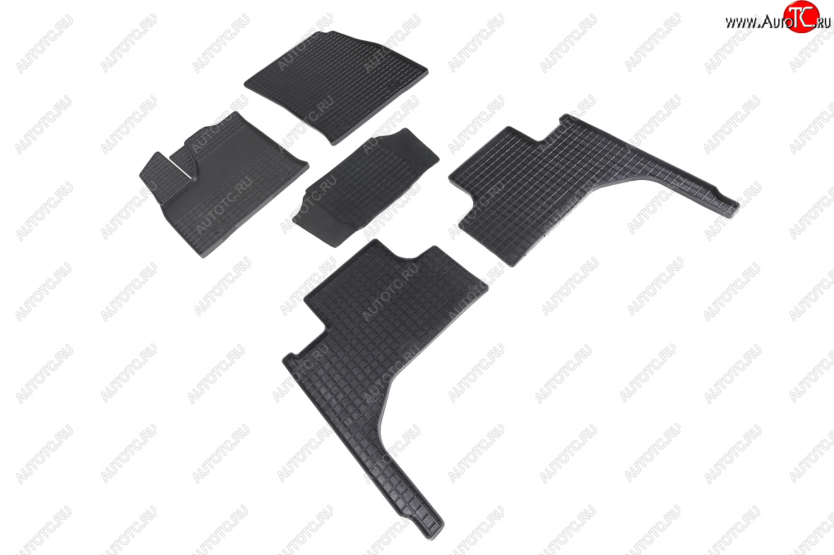 4 099 р. Коврики в салон SeiNtex Cетка Toyota Land Cruiser J300 дорестайлинг (2021-2025) (Черный)  с доставкой в г. Белгород