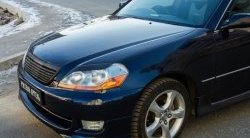 1 269 р. Реснички на фары RA Toyota Mark 2 X110 седан дорестайлинг (2000-2002) (Неокрашенные)  с доставкой в г. Белгород. Увеличить фотографию 5