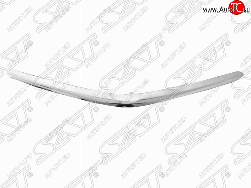 2 199 р. Молдинг переднего бампера SAT (хром, центр) Toyota Prius XW20 дорестайлинг (2003-2005) (Неокрашенный)  с доставкой в г. Белгород