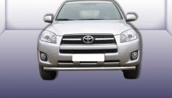 Одинарная защита переднего бампера из трубы диаметром 57 мм Slitkoff Toyota RAV4  XA30 (2008-2010) 5 дв. 1-ый рестайлинг