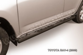 Защита порогов Slitkoff Toyota RAV4  XA30 (2008-2010) 5 дв. 1-ый рестайлинг