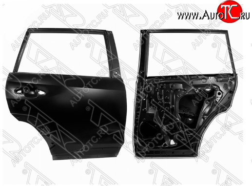 18 949 р. Правая задняя дверь SAT. Toyota RAV4 XA50 5 дв. дорестайлинг (2018-2025) (Неокрашенная)  с доставкой в г. Белгород