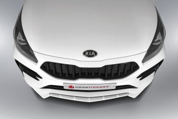2 899 р. Сплиттер переднего бампера QUASAR KIA Rio 4 FB дорестайлинг седан (2016-2020) (Неокрашенный)  с доставкой в г. Белгород. Увеличить фотографию 2