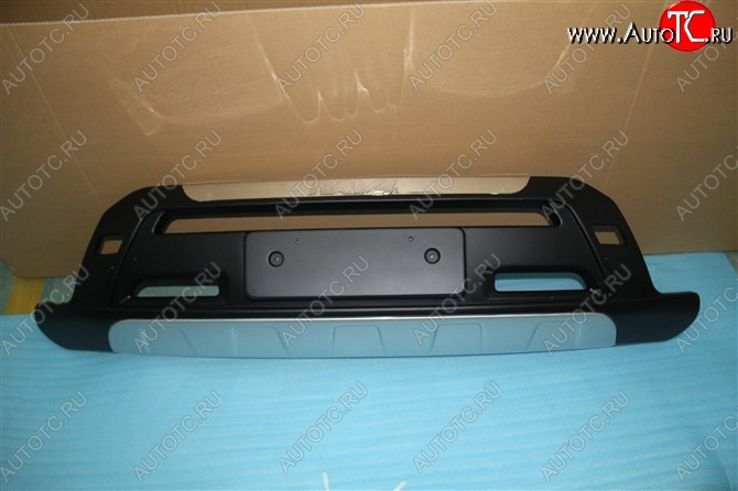 5 449 р. Накладка на передний бампер SuvStyle v3 Toyota RAV4 XA305 5 дв. дорестайлинг (2005-2009) (Неокрашенная)  с доставкой в г. Белгород