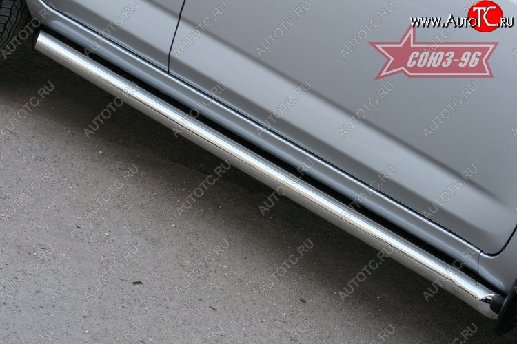11 339 р. Защита порогов Souz-96 (d60) Toyota RAV4 XA30 5 дв. 2-ой рестайлинг (2010-2013)  с доставкой в г. Белгород