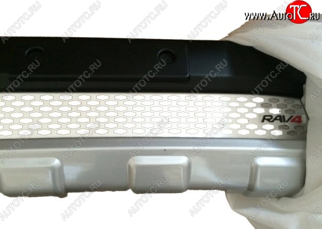 18 399 р. Накладка на передний бампер CT v2 Toyota RAV4 XA40 5 дв. дорестайлинг (2012-2015) (Неокрашенная)  с доставкой в г. Белгород