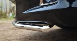 12 999 р. Одинарная защита переднего бампера диаметром 42 мм SLITKOFF Toyota Venza GV10 рестайлинг (2012-2016)  с доставкой в г. Белгород. Увеличить фотографию 3